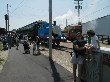 Aug2003_ILTrainMuseum03ThomasDrivesByTamAndSyd
